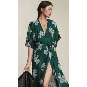 Reformation Winslow dress - small S - green floral